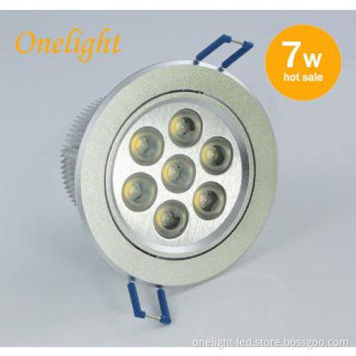 7W LED Down lights Dimmable High Power